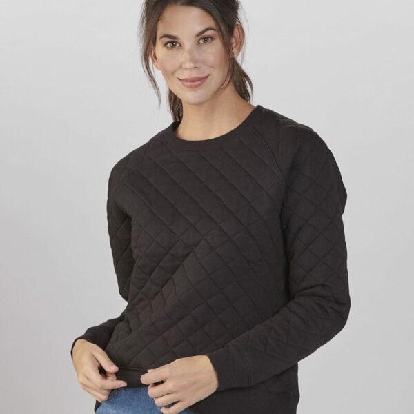 Boxercraft Women's Quilted Crewneck Pullover R08 Women's Quilted Crewneck Pullover Thumbnail