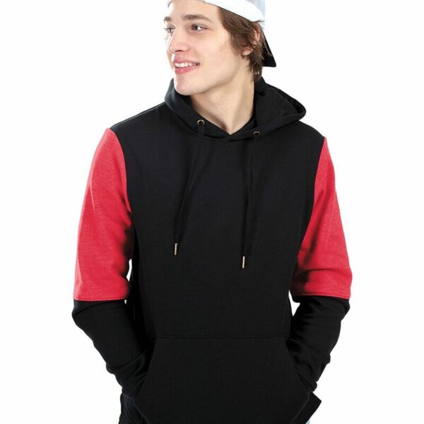 Holloway Youth All-American Team Fleece Colorblocked Hooded Sweatshirt 222681 Youth All-American Team Fleece Colorblocked Hooded Sweatshirt Thumbnail