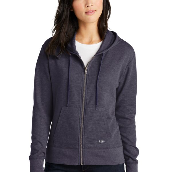 New Era Women's Thermal Full Zip Hoodie LNEA141 Women's Thermal Full Zip Hoodie Thumbnail