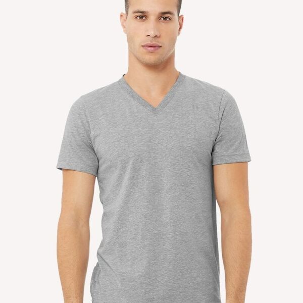 Bella + Canvas Unisex Heather CVC V-Neck Tee 3005CVC Unisex Heather CVC V-Neck Tee Thumbnail