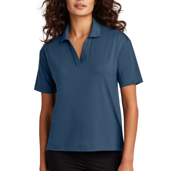 Mercer+Mettle Women's Stretch Jersey Polo MM1015 Women's Stretch Jersey Polo Thumbnail