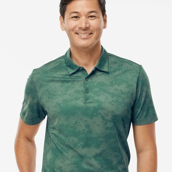 Adidas Men's All Over Camo Print Polo A550 Men's All Over Camo Print Polo Thumbnail