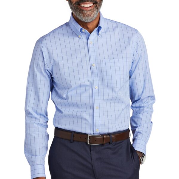 Brooks Brothers Wrinkle Free Stretch Patterned Shirt BB18008 Wrinkle Free Stretch Patterned Shirt Thumbnail