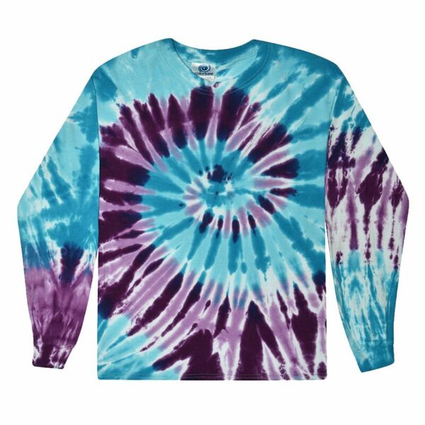 Colortone Youth Tie-Dyed Long Sleeve T-Shirt 2000Y Youth Tie-Dyed Long Sleeve T-Shirt Thumbnail