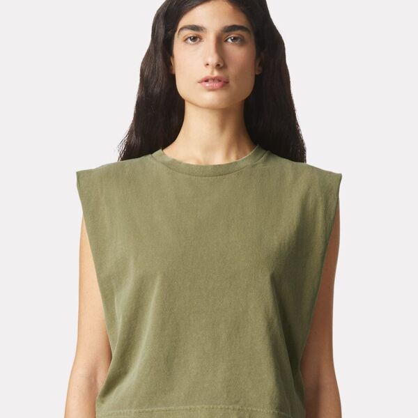 American Apparel Women's Garment-Dyed Heavyweight Muscle Tee 307GD Women's Garment-Dyed Heavyweight Muscle Tee Thumbnail