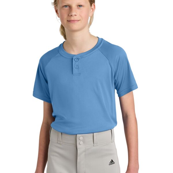 Sport Tek Youth PosiCharge ® Competitor 2 Button Henley YST359 Youth PosiCharge ® Competitor 2 Button Henley Thumbnail