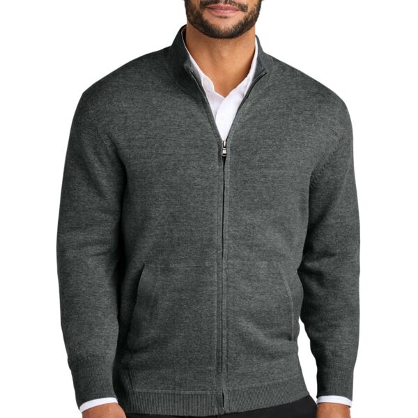 Port Authority Easy Care Full Zip Sweater SW2901 Easy Care Full Zip Sweater Thumbnail