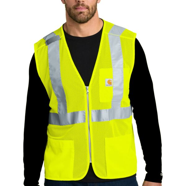 Carhartt Ansi Class 2 Mesh Zip Front Vest CT106171 Ansi Class 2 Mesh Zip Front Vest Thumbnail