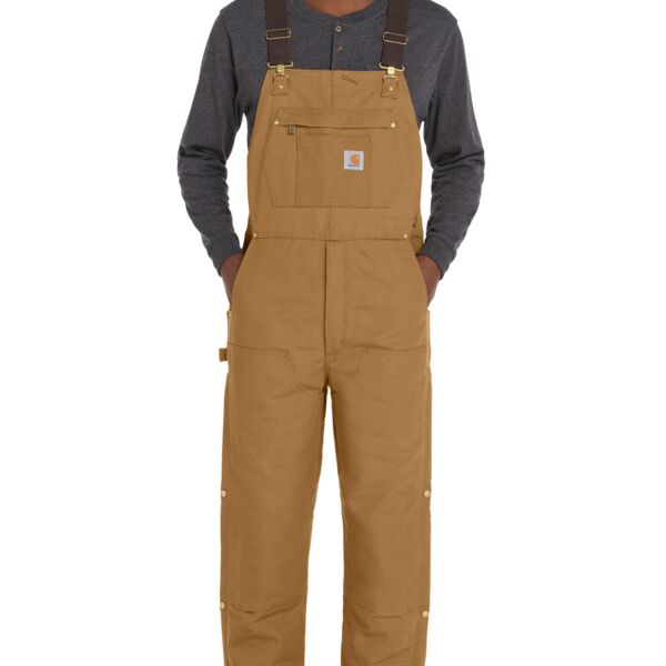 Carhartt Firm Duck Insulated Bib Overalls CT106672 Firm Duck Insulated Bib Overalls Thumbnail