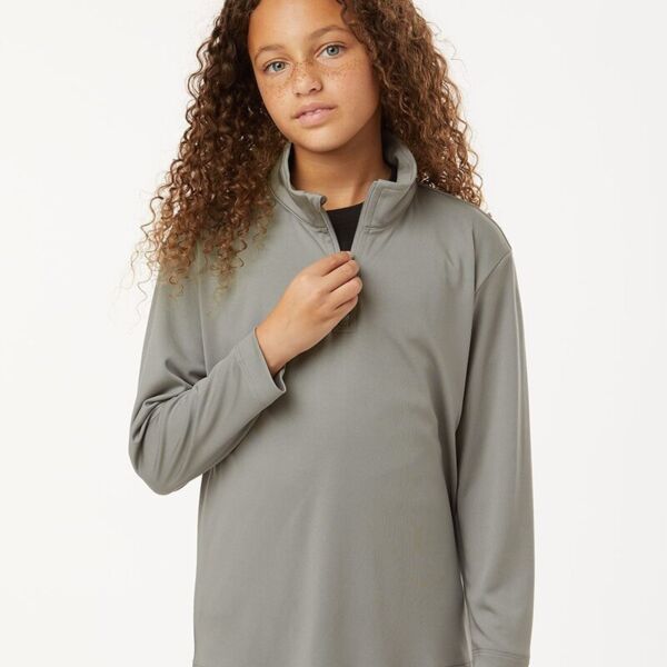 AllPro Youth Pro-Lock Performance Quarter-Zip Pullover 41870Y Youth Pro-Lock Performance Quarter-Zip Pullover Thumbnail