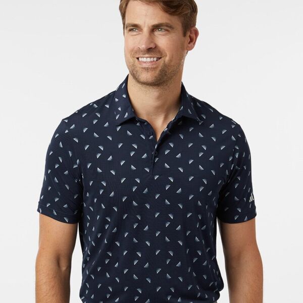Adidas Men's Ultimate365 Mesh Print Polo A2012 Men's Ultimate365 Mesh Print Polo Thumbnail