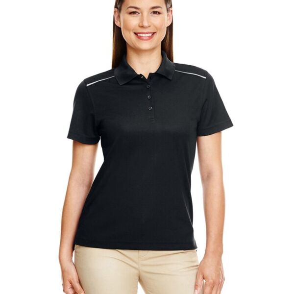 Core 365 Women's Radiant Performance Piqué Polo with Reflective Piping 78181R Women's Radiant Performance Piqué Polo with Reflective Piping Thumbnail