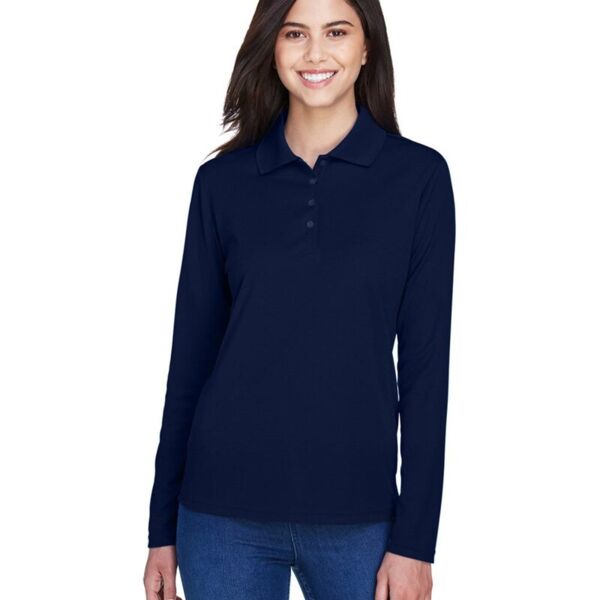 Core 365 Women's Pinnacle Performance Long Sleeve Piqué Polo 78192 Women's Pinnacle Performance Long Sleeve Piqué Polo Thumbnail