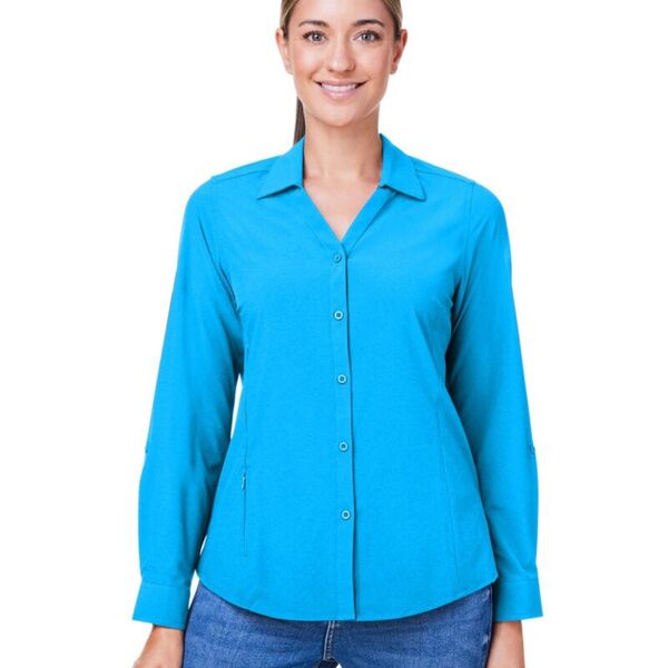Core 365 Women's Ultra UVP® Marina Shirt CE510LW Women's Ultra UVP® Marina Shirt Thumbnail