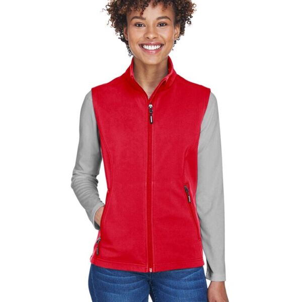 Core 365 Women's Cruise Two-Layer Fleece Bonded Soft Shell Vest CE701W Women's Cruise Two-Layer Fleece Bonded Soft Shell Vest Thumbnail