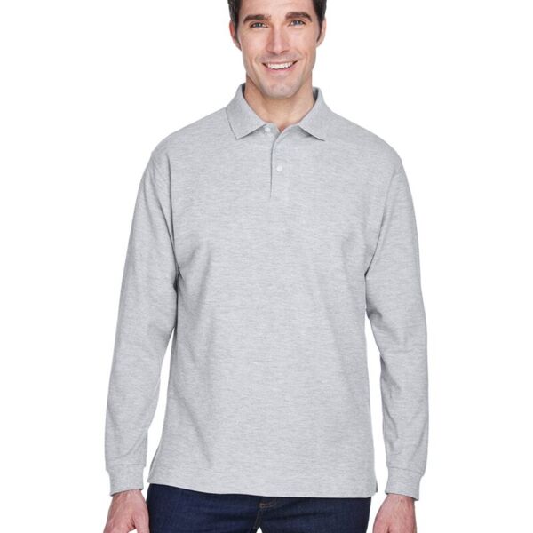 Devon & Jones Men's Pima Piqué Long Sleeve Polo D110 Men's Pima Piqué Long Sleeve Polo Thumbnail