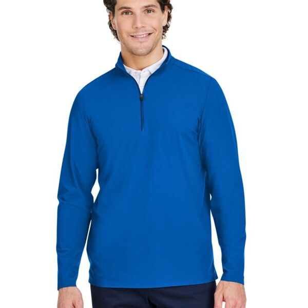Devon & Jones Men's CrownLux Performance® Windsor Welded Quarter-Zip Pullover DG410 Men's CrownLux Performance® Windsor Welded Quarter-Zip Pullover Thumbnail