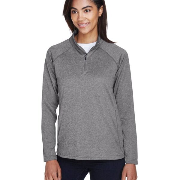 Devon & Jones Women's Stretch Tech-Shell® Compass Quarter-Zip Pullover DG440W Women's Stretch Tech-Shell® Compass Quarter-Zip Pullover Thumbnail