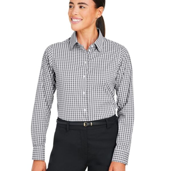 Devon & Jones Women's CrownLux Performance® Gingham Dress Shirt DG536W Women's CrownLux Performance® Gingham Dress Shirt Thumbnail