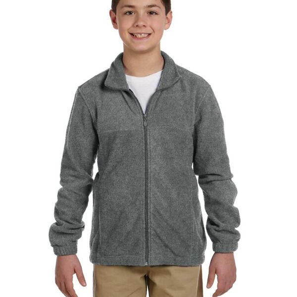 Harriton Youth Full-Zip Fleece M990Y Youth Full-Zip Fleece Thumbnail