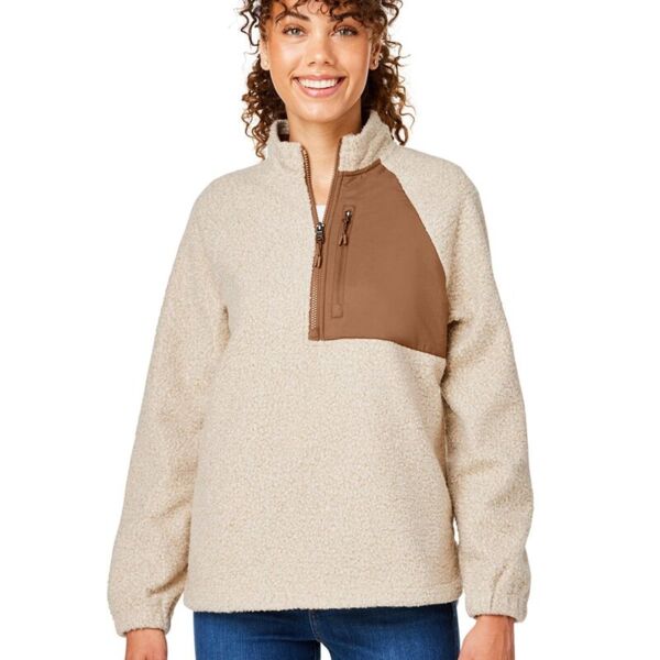 North End Women's Aura Sweater Fleece Quarter-Zip Pullover NE713W Women's Aura Sweater Fleece Quarter-Zip Pullover Thumbnail