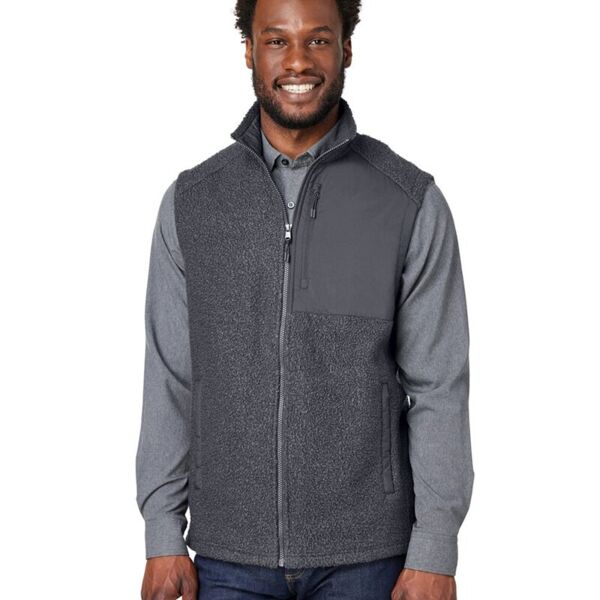 North End Men's Aura Sweater Fleece Vest NE714 Men's Aura Sweater Fleece Vest Thumbnail