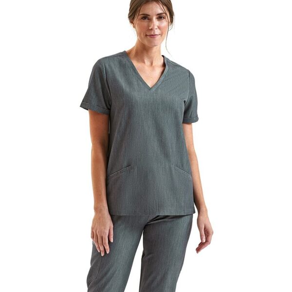 Onna by Premier Women's Invincible V-Neck Stretch Scrub Top NN310 Women's Invincible V-Neck Stretch Scrub Top Thumbnail