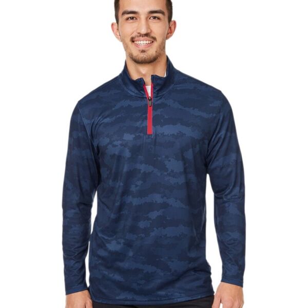 Puma Golf Men's Volition Flanked Quarter-Zip Pullover 599440 Men's Volition Flanked Quarter-Zip Pullover Thumbnail