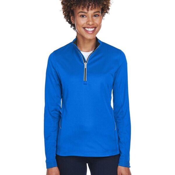UltraClub Women's Cool & Dry Sport Quarter-Zip Pullover 8230L Women's Cool & Dry Sport Quarter-Zip Pullover Thumbnail