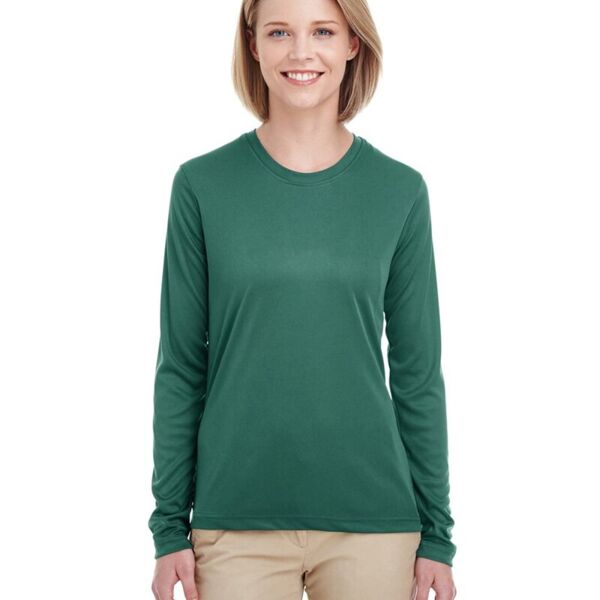 UltraClub Women's Cool & Dry Performance Long Sleeve Top 8622W Women's Cool & Dry Performance Long Sleeve Top Thumbnail