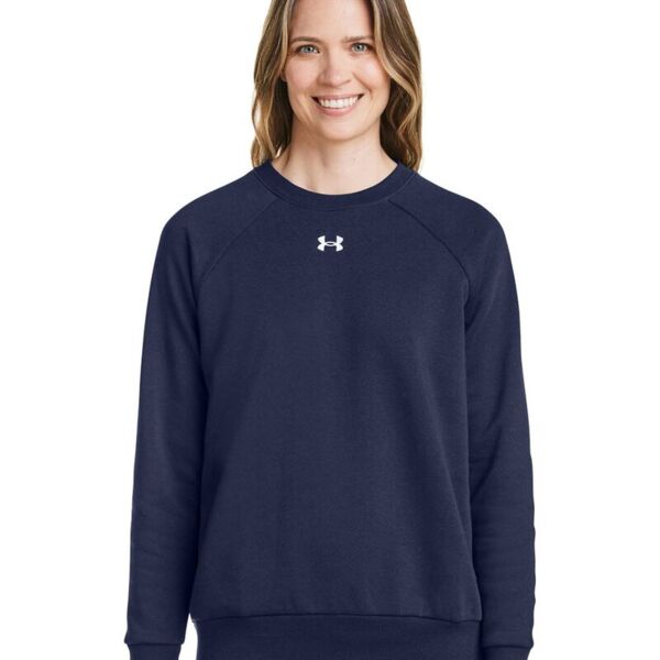 Under Armour Women's Rival Fleece Crewneck Sweatshirt 1379508 Women's Rival Fleece Crewneck Sweatshirt Thumbnail
