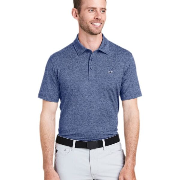 vineyard vines Men's Destin Stripe Sankaty Polo G011146 Men's Destin Stripe Sankaty Polo Thumbnail