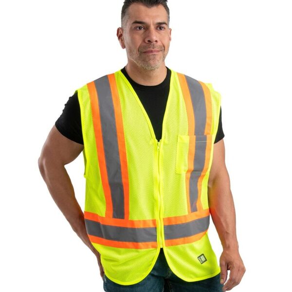 Berne Apparel Unisex Hi-Vis Class 2 Multi-Color Vest HVV046 Unisex Hi-Vis Class 2 Multi-Color Vest Thumbnail