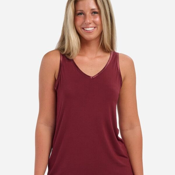 Boxercraft Women's Bamboo V-Neck Tank Top BW2504 Women's Bamboo V-Neck Tank Top Thumbnail