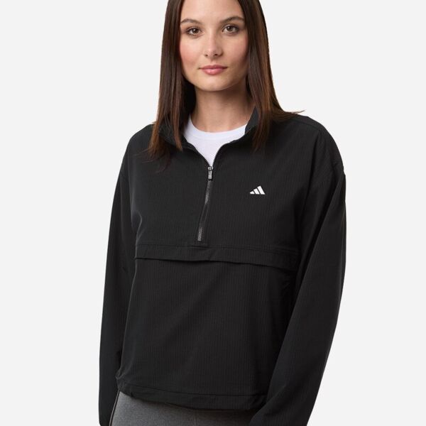 Adidas Women's Go-To Quarter-Zip Jacket A1012 Women's Go-To Quarter-Zip Jacket Thumbnail