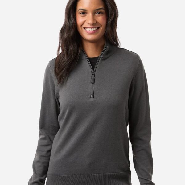 Devon & Jones Women's New Classics Quarter-Zip Sweater DG446W Women's New Classics Quarter-Zip Sweater Thumbnail