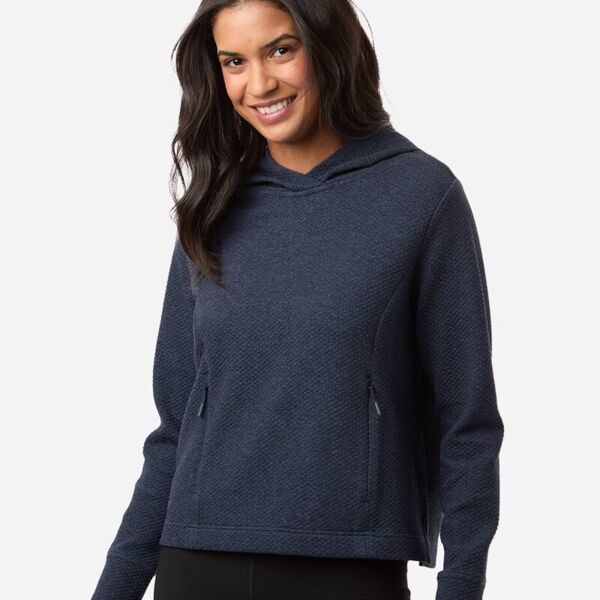 North End Women's Spirit Textured Hooded Pullover NE729W Women's Spirit Textured Hooded Pullover Thumbnail