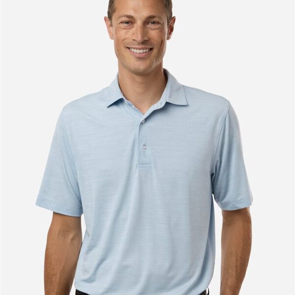 Paragon Men's Bohemian Striped Heather Performance Polo 162 Men's Bohemian Striped Heather Performance Polo Thumbnail