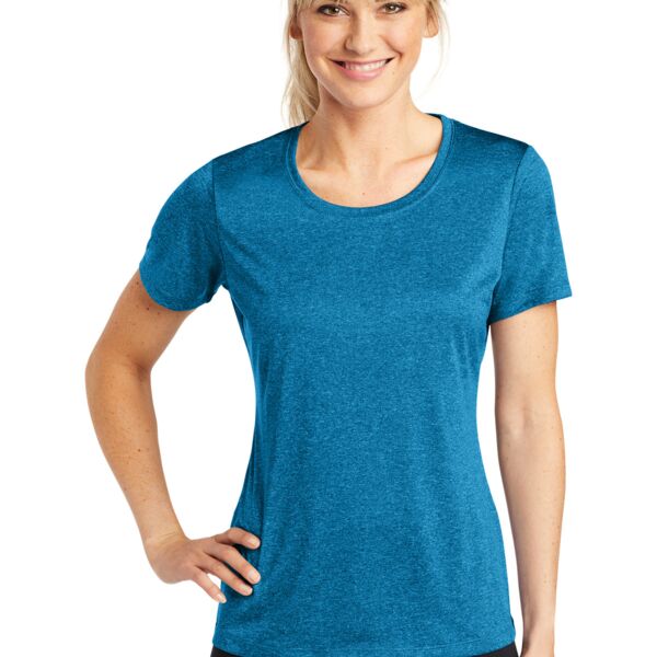 Sport Tek Women's Heather Contender Scoop Neck Tee LST360 Women's Heather Contender Scoop Neck Tee Thumbnail