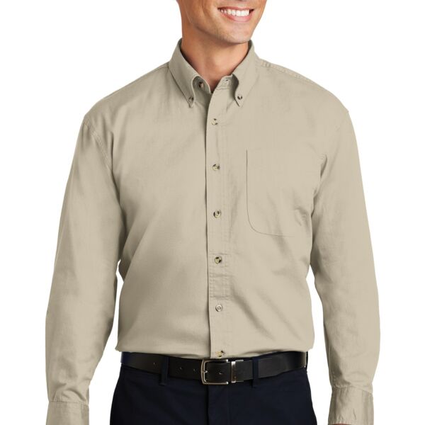 Port Authority Long Sleeve Twill Shirt S600T Long Sleeve Twill Shirt Thumbnail