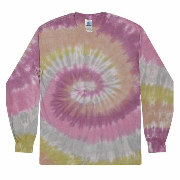 Colortone Unisex Tie-Dyed Long Sleeve T-Shirt 2000 Unisex Tie-Dyed Long Sleeve T-Shirt Thumbnail