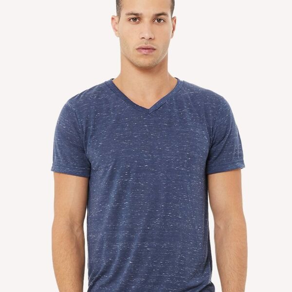 Bella + Canvas Unisex Textured Jersey V-Neck Tee 3655 Unisex Textured Jersey V-Neck Tee Thumbnail