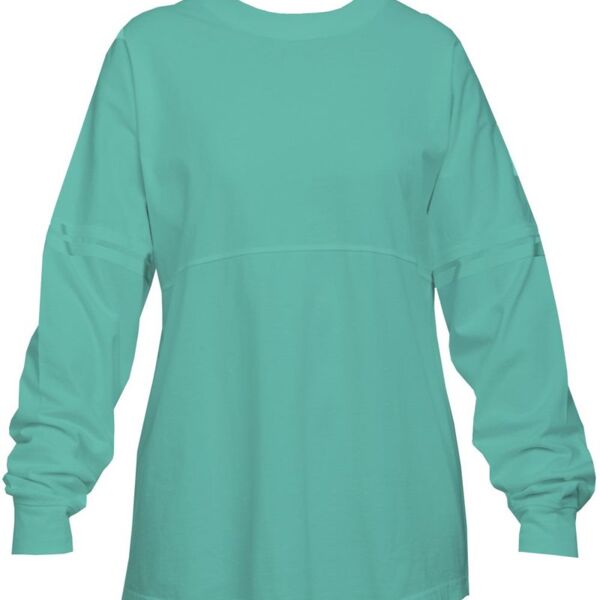 Boxercraft Women's Jersey Pom Pom Long Sleeve T-Shirt T14 Women's Jersey Pom Pom Long Sleeve T-Shirt Thumbnail