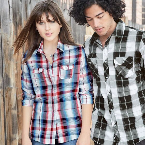 Burnside Women's Plaid Shirt 5222 Women's Plaid Shirt Thumbnail
