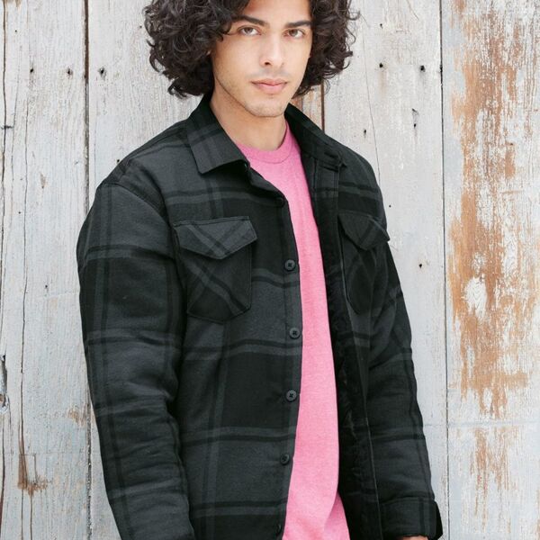 Burnside Men's Quilted Flannel Shirt Jacket 8610 Men's Quilted Flannel Shirt Jacket Thumbnail