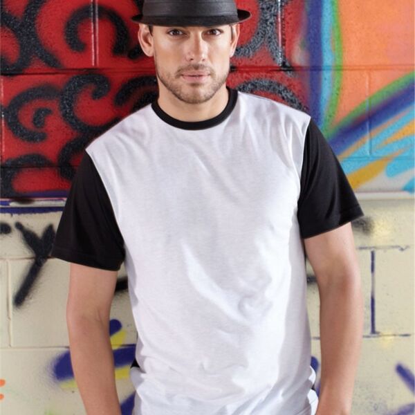 Sublivie Men's Blackout Polyester Sublimation Tee 1902 Men's Blackout Polyester Sublimation Tee Thumbnail