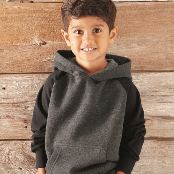 Independent Trading Co. Toddler Special Blend Hooded Raglan Sweatshirt PRM10TSB Toddler Special Blend Hooded Raglan Sweatshirt Thumbnail