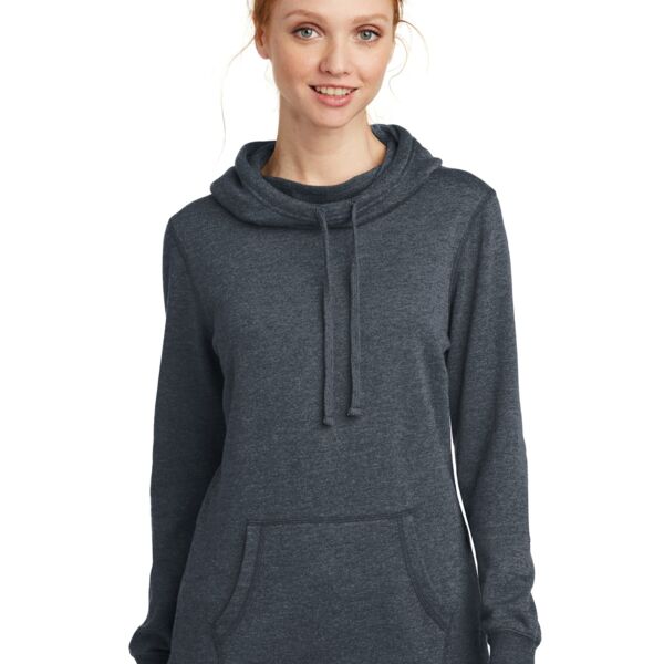 District Women's Lightweight Fleece Hoodie DM493 Women's Lightweight Fleece Hoodie Thumbnail
