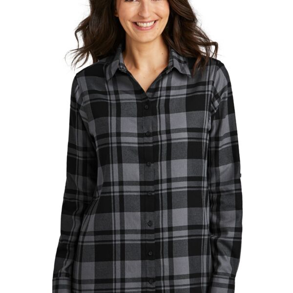 Port Authority Women's Plaid Flannel Tunic LW668 Women's Plaid Flannel Tunic Thumbnail