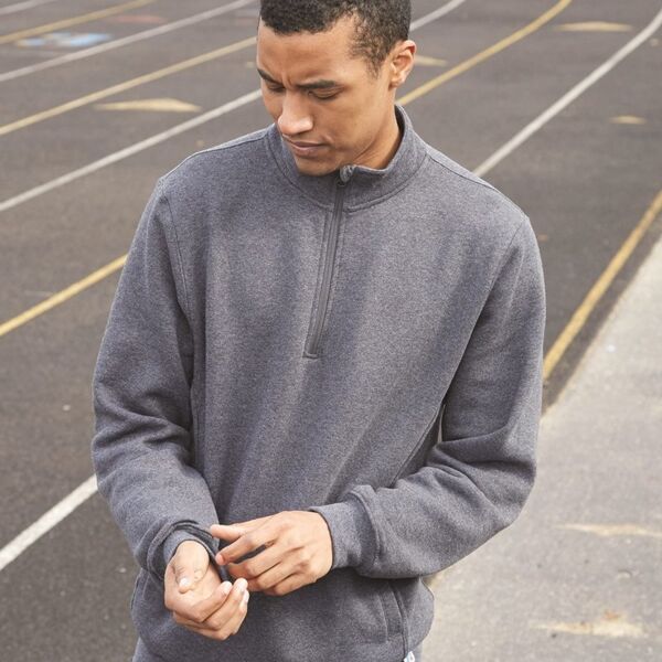 Russell Athletic Unisex Dri Power® Quarter-Zip Cadet Collar Sweatshirt 1Z4HBM Unisex Dri Power® Quarter-Zip Cadet Collar Sweatshirt Thumbnail